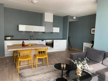 Gîte pour 3 personnes, avec vue et terrasse dans Svolvær