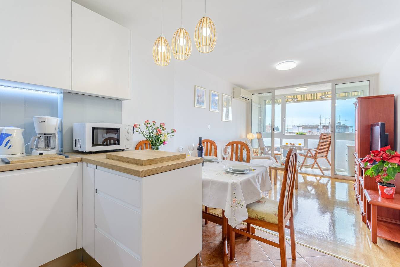 Appartement entier, Appartement de vacances pour 2 personnes avec vue sur l’océan in Split, Split-Dalmatie