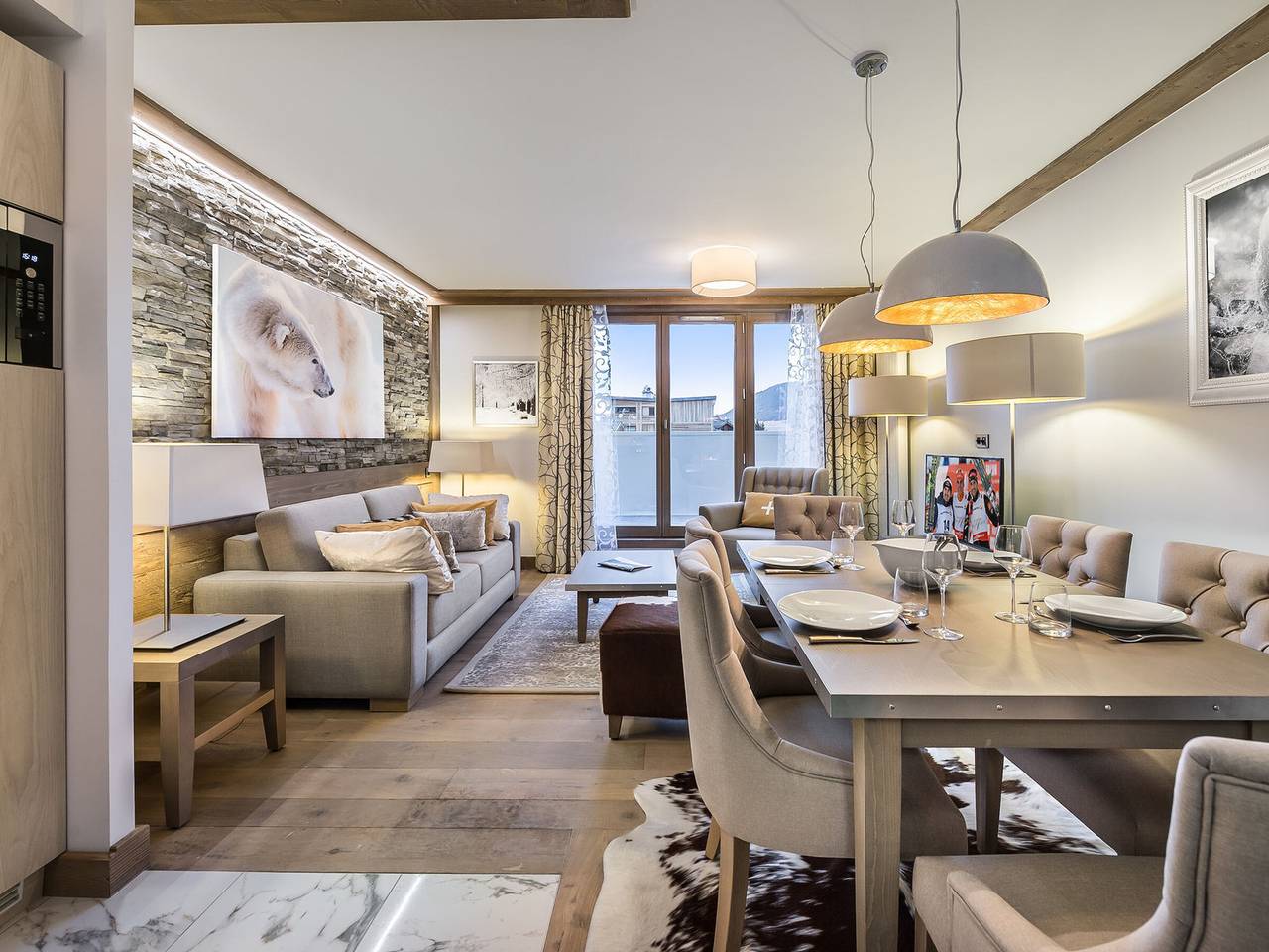 Ganze Wohnung, Appartement moderne à Courchevel Village – Proche commerces et pistes, parking et salle de fitness inclus in Saint-Bon-Tarentaise, Les Trois Vallées