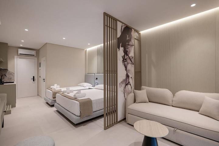 Appartement de vacances pour 3 personnes, avec Jardin et Vue