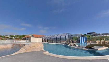 Camping pour 5 personnes, avec piscine ainsi que jardin et terrasse dans Plage D Equihen Equihen Plage