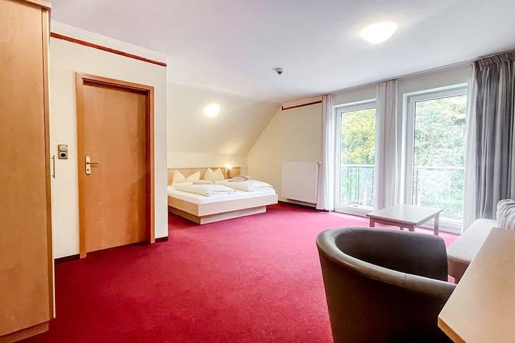 Ferienhaus für 3 Personen, mit Sauna und Balkon