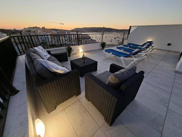Ferienwohnung für 4 Personen, mit Ausblick und Balkon