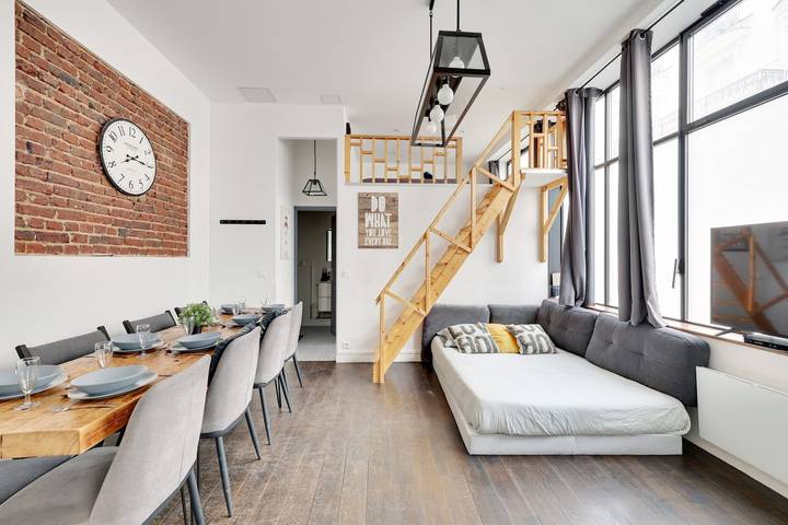 Gîte pour 10 personnes, adapté aux familles dans Gare Montparnasse