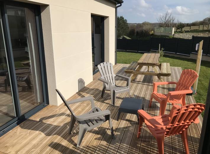 Gîte pour 4 personnes, avec jardin et terrasse dans 