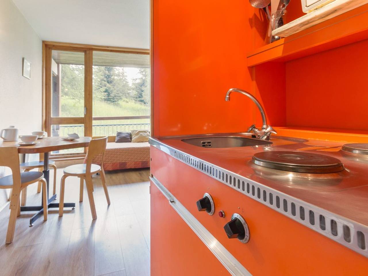 Studio entier, Studio 4 Pers. Balcon Proche Centre Station in Arc 1800, Bourg-Saint-Maurice