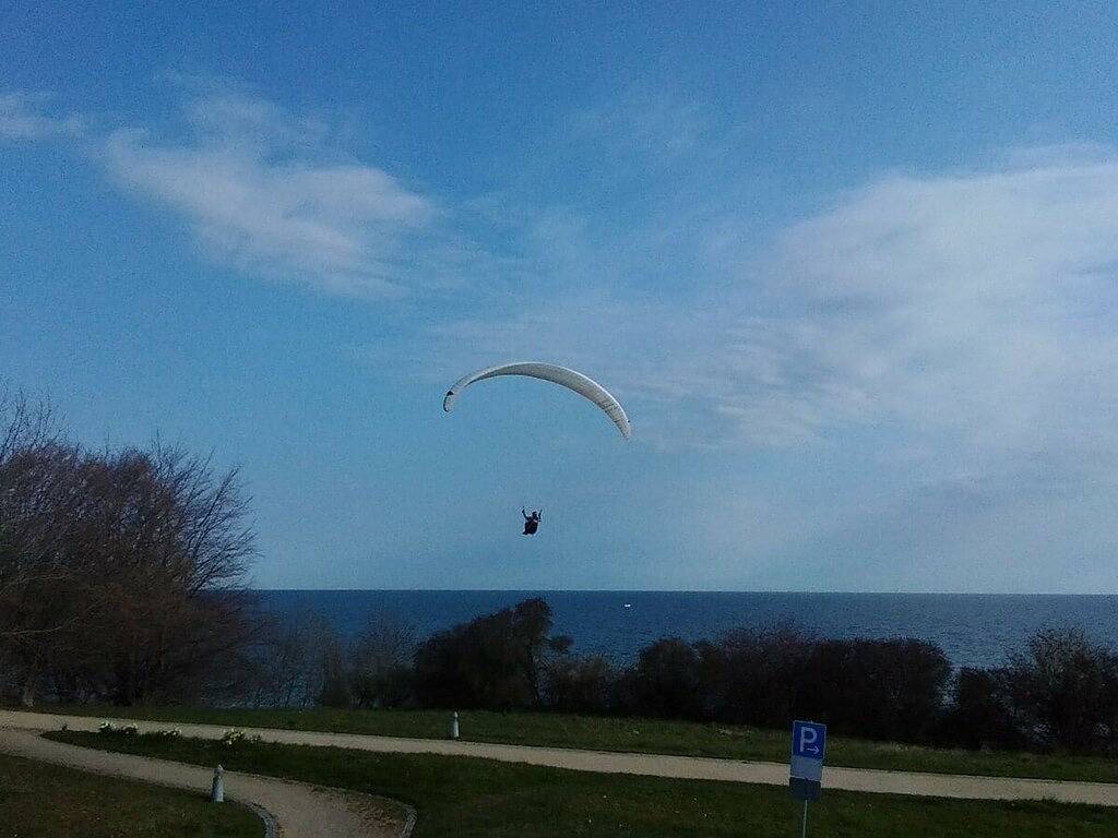Hohes Ufer mit Meerblick in Hohwacht Strand, Hohwacht