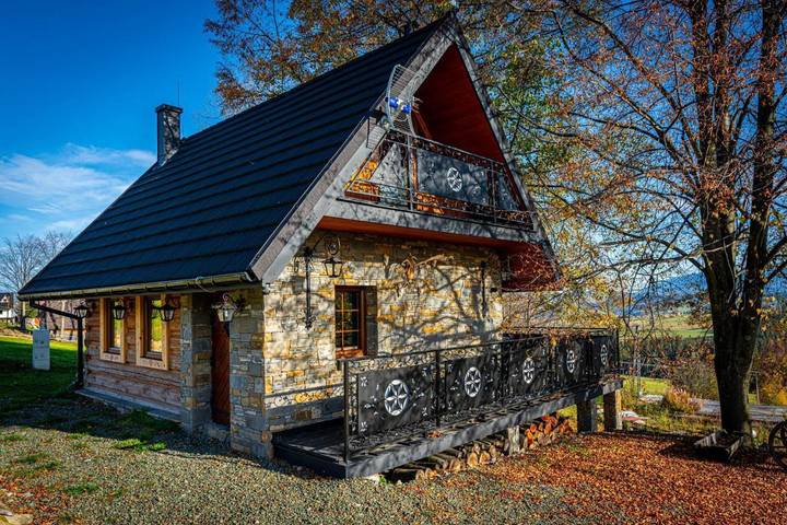 Dom dla 6 osób, z Balkon i Taras oraz Ogród i Widok w Bańska Wyżna