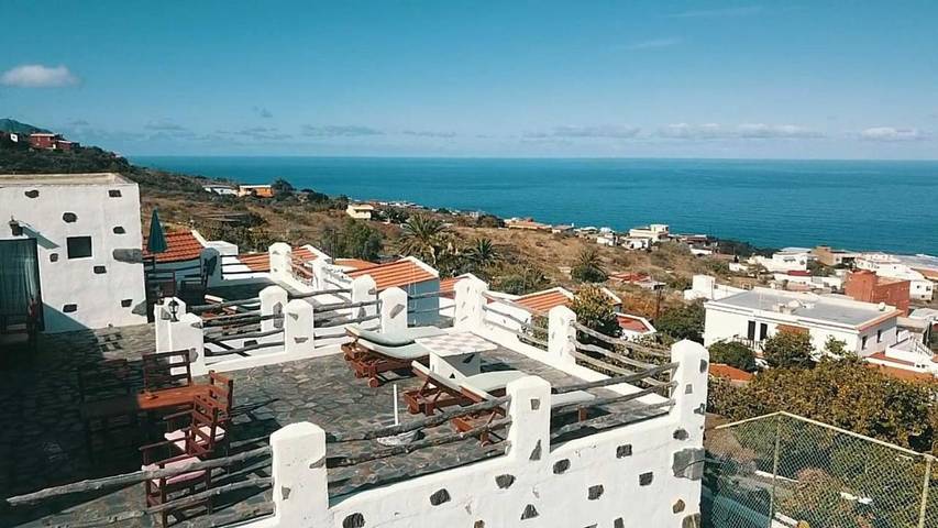 Casa rural para 4 personas, con jardín además de piscina y vistas en Frontera  - 4