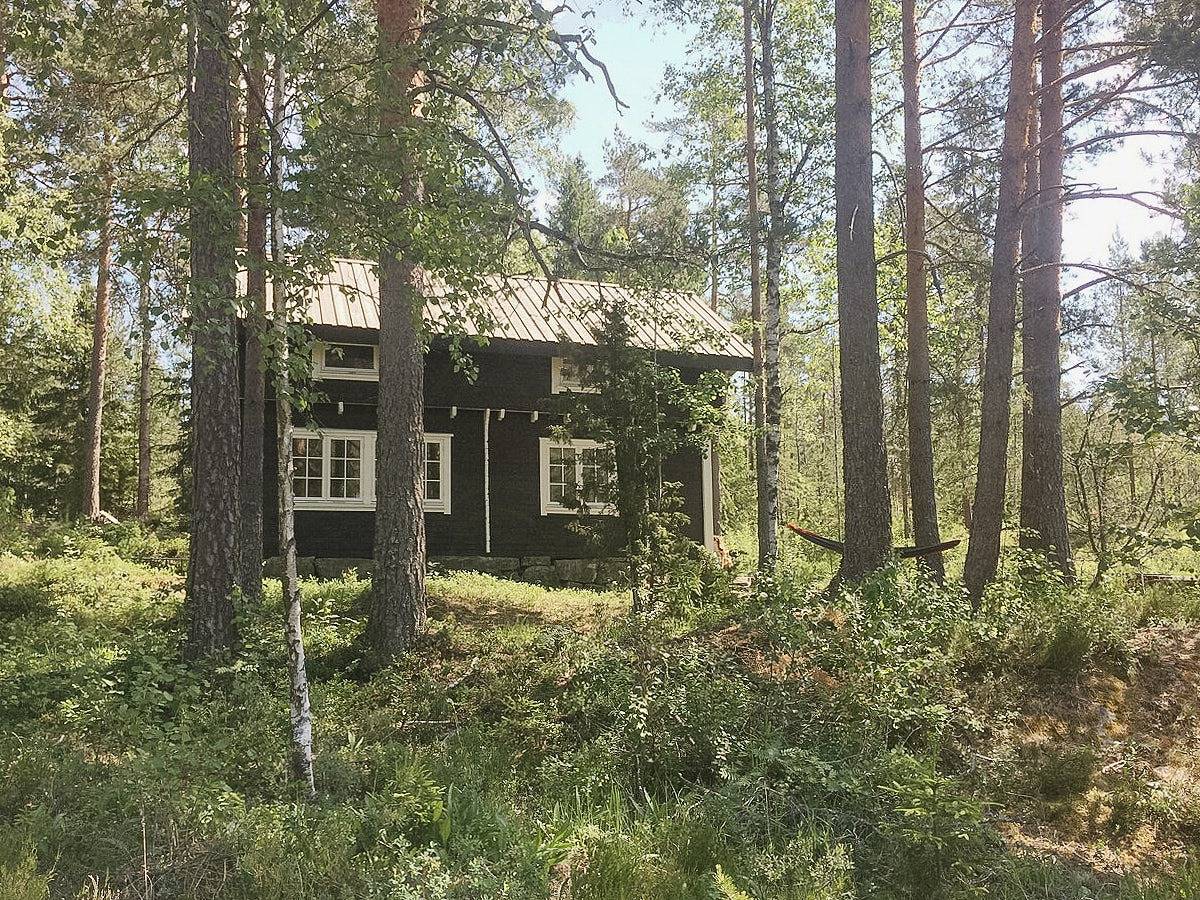 Historische Waldhütte in Steinsvannet in Eidsberg