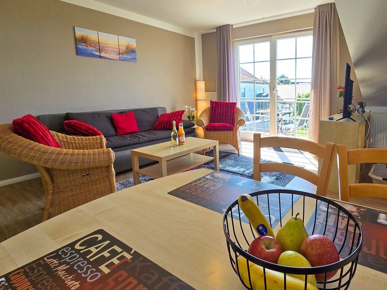Ganze Wohnung, Ferienwohnung Muschel - Ostsee-Urlaub mit Hund in Neddesitz, Sagard