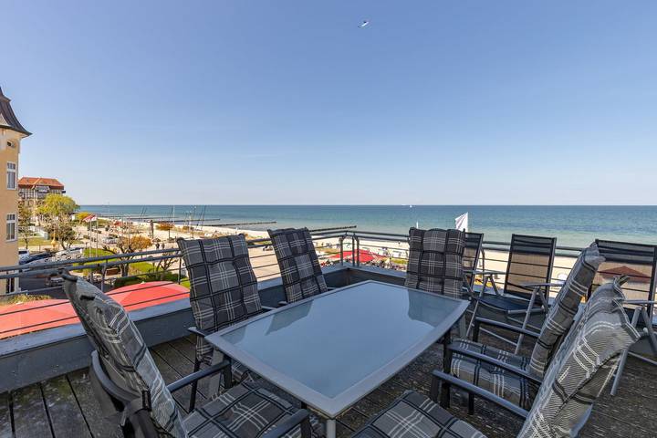 Appartement entier, Ferienwohnung direkt an der Ostsee mit großem Balkon und einmaligem Meerblick! in Kühlungsborn Weststrand, Kühlungsborn