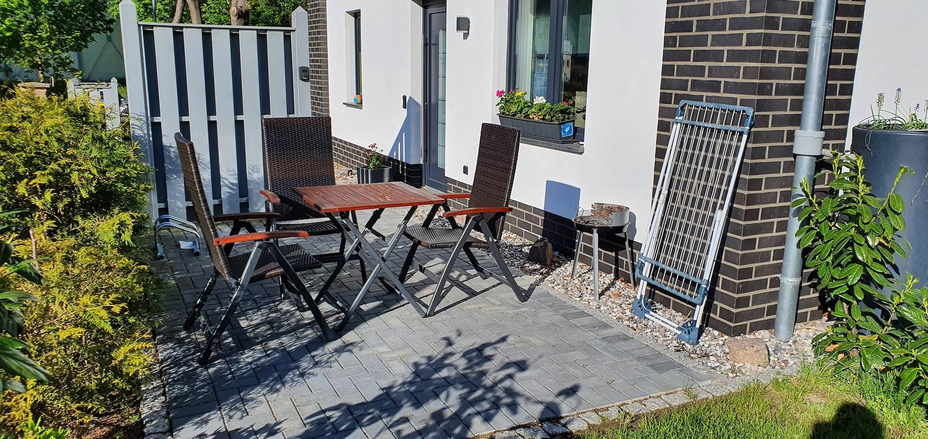 Appartement entier, Appartement « Kleine Ecke » avec terrasse privée, jardin et Wi-Fi in Ückeritz, Bernsteinbäder