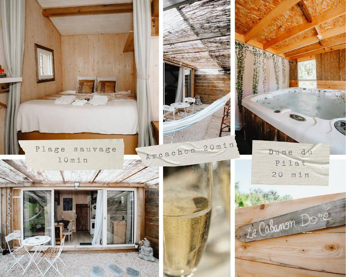 Le Cabanon doré, Suite Spa et nature chez Ivona Vacances in Le Teich, Région d'Arcachon