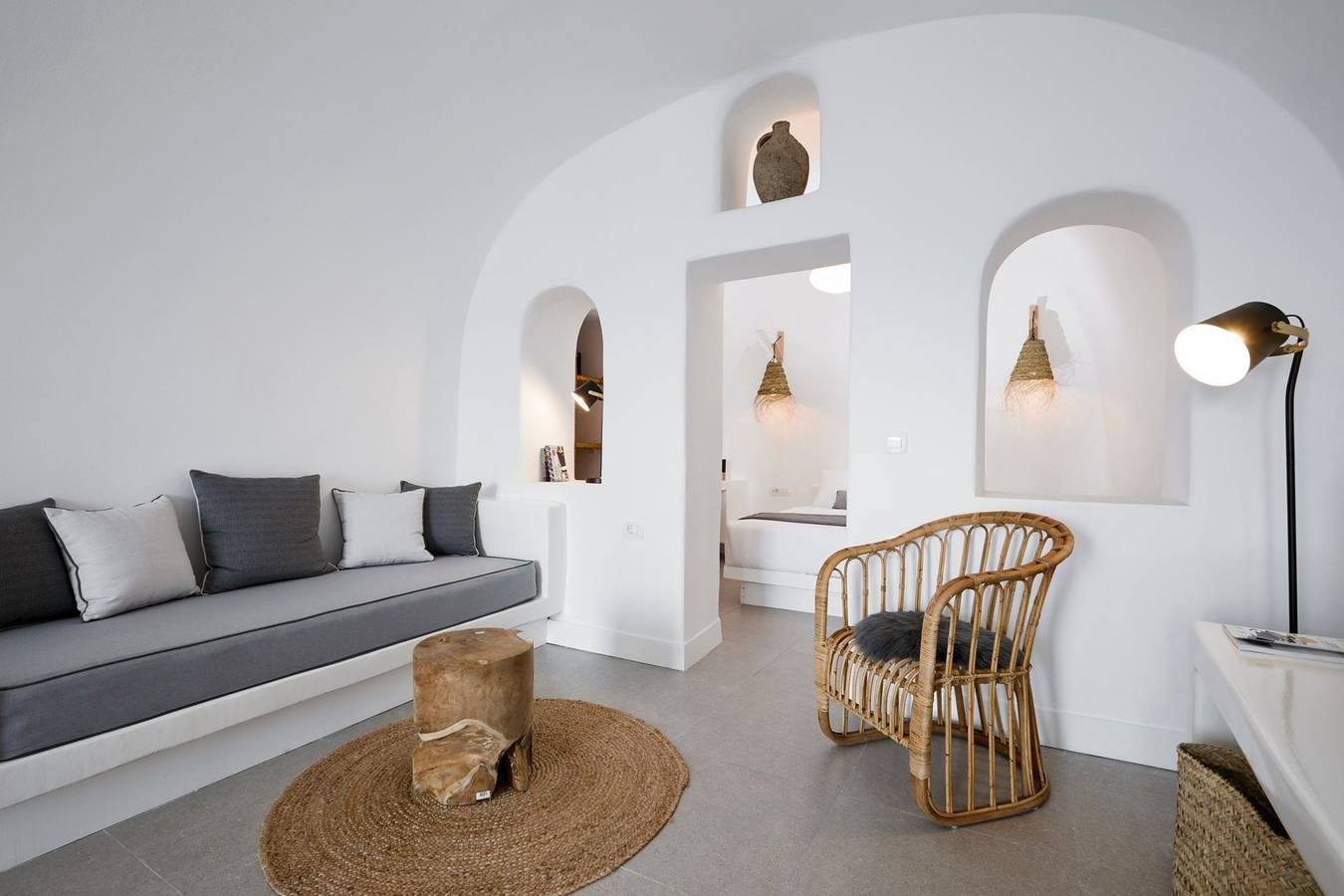 Villa für 2 Personen mit Meerblick in Ormos Ammoudiou, Oia