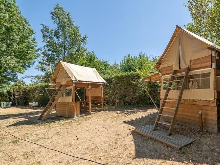 Zelt für 2 Personen, mit Terrasse und Kinderpool in Alpes-de-Haute-Provence - 3