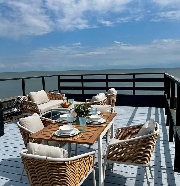 Ferienwohnung für 6 Personen, mit Balkon und Terrasse sowie Garten und Ausblick in Kurische Nehrung - 4