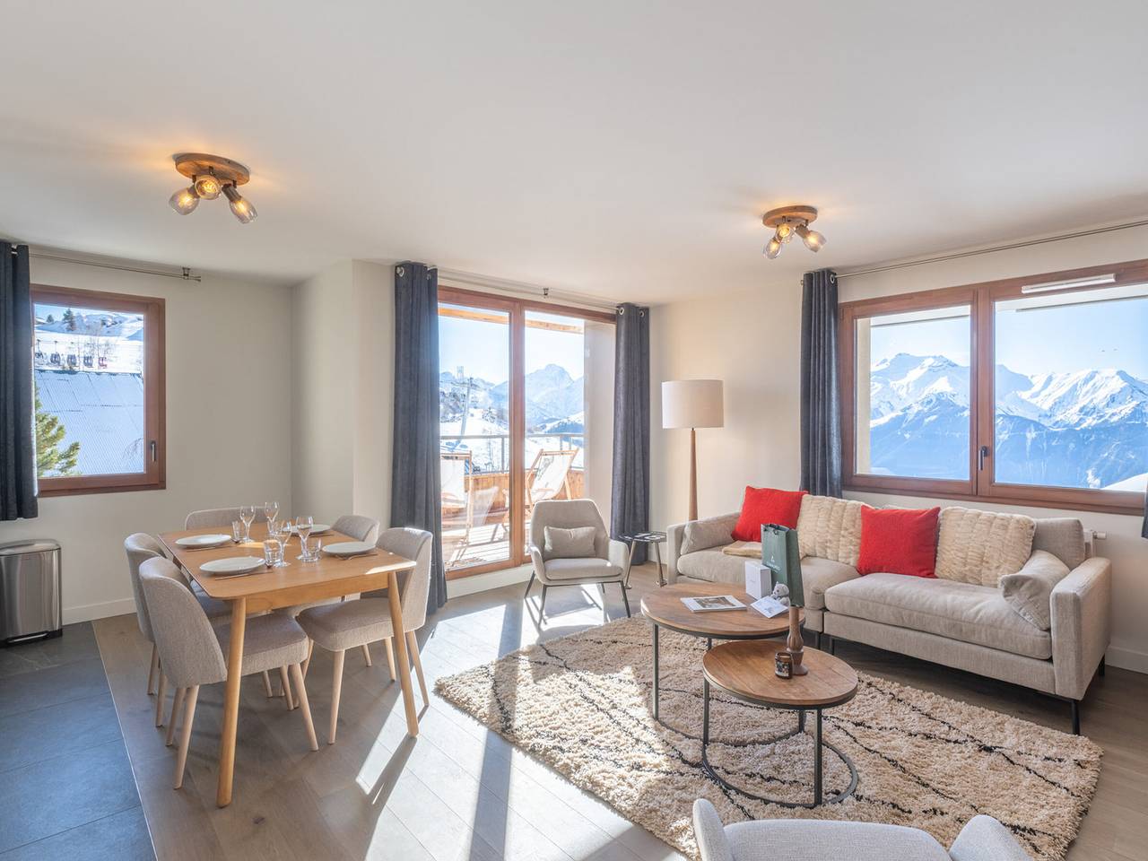 Appartement entier, Bel appartement 6 pers, proche pistes, Wifi, animaux acceptés in Huez, Parc national des Écrins