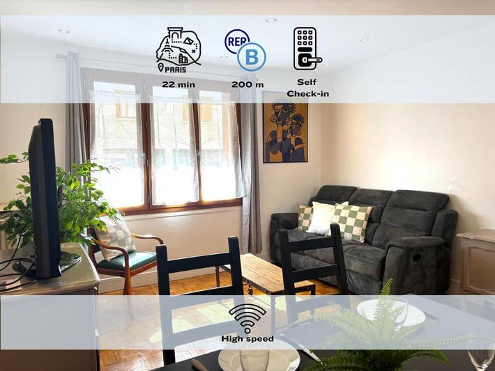 Appartement de vacances pour 6 personnes à Cachan