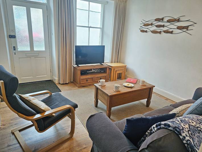 Log cabin for 4 people, with garden in Looe