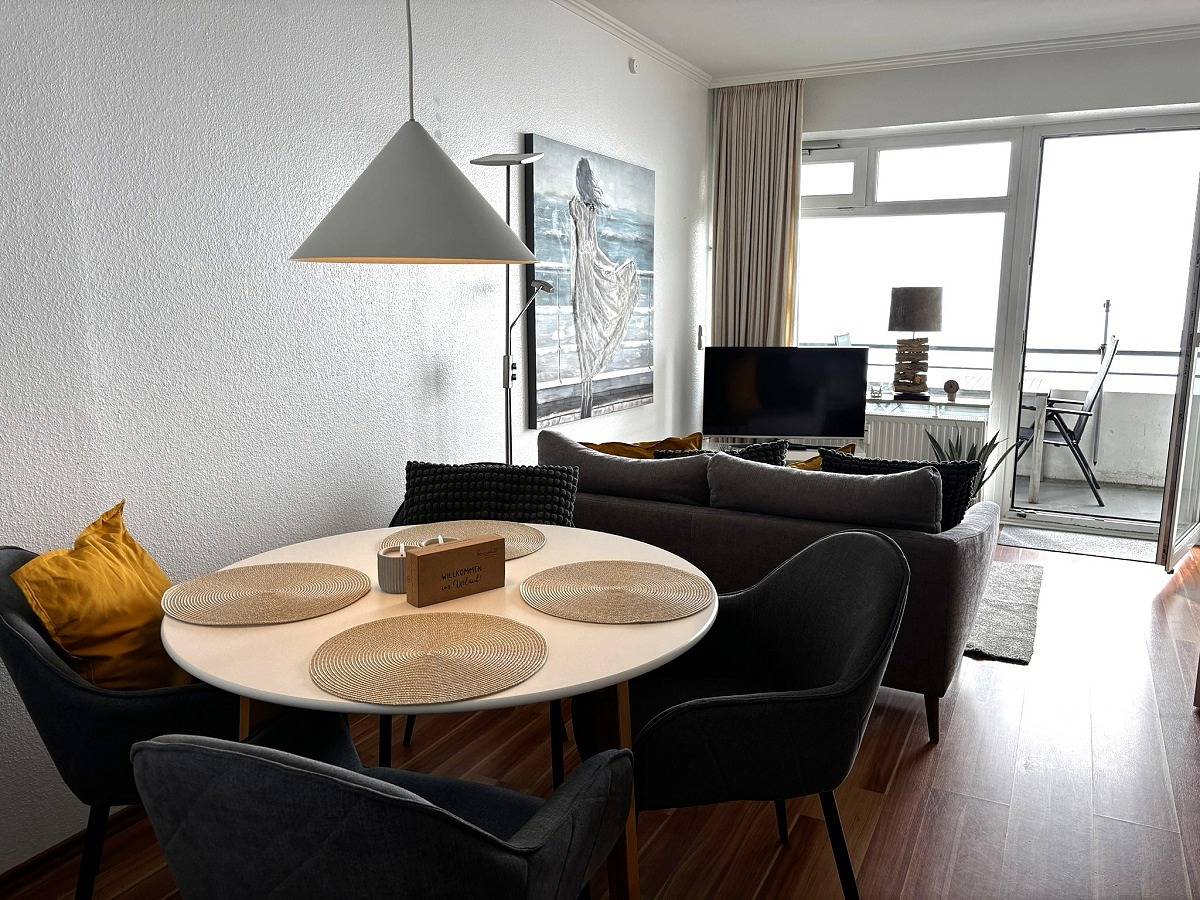 Ganze Wohnung, 35 m² Ferienwohnung für bis zu 4 Personen mit Meerblick in direkter Strandlage! in Großenbrode, Ostholstein