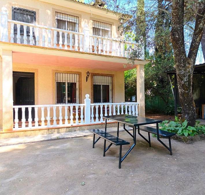 Casa rural para 14 personas, con Balcón y Terraza además de Jardín y Piscina en Santa María de Trassierra - 3
