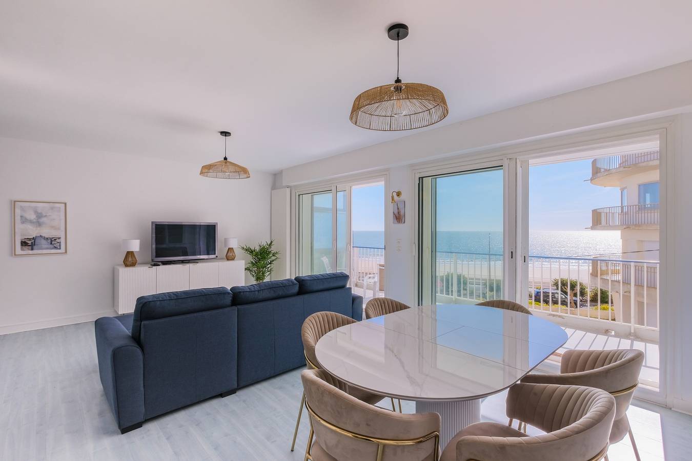 Ganze Wohnung, L'Ancre - Spacieux T4 élégant et lumineux vue mer in La Baule-Escoublac, Côte d'Amour