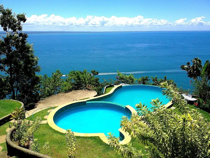 Ferienwohnung für 3 Personen, mit Ausblick und Garten sowie Pool - 1