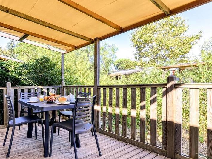 Camping Argelès Vacances - Mobilhome 6 personnes - Pyrénées 3 Pièces 4/6 Personnes Climatisé + Tv in Côte Vermeille, Argelès-sur-Mer