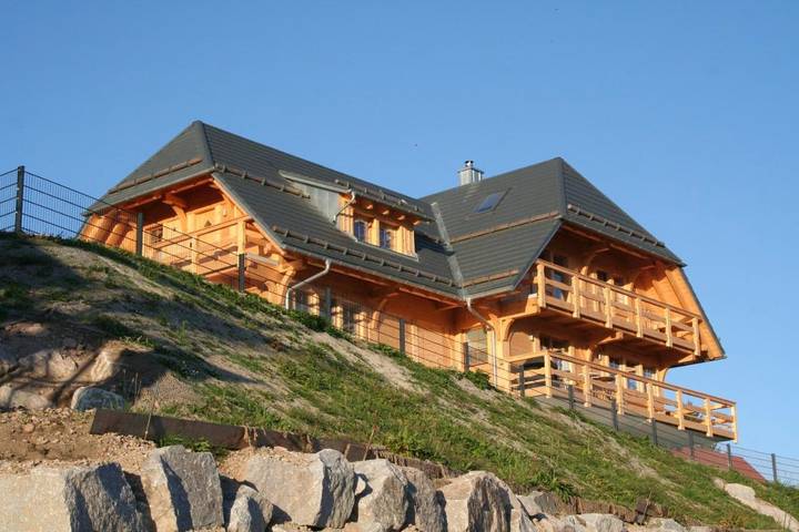 Vakantiewoning voor 4 personen, with uitzicht and terras as well as uitzicht op het meer in Feldberg