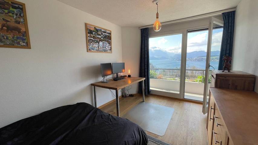 Ferienwohnung für 2 Personen, mit Balkon und Terrasse sowie Garten und Seeblick in Luzern - 4