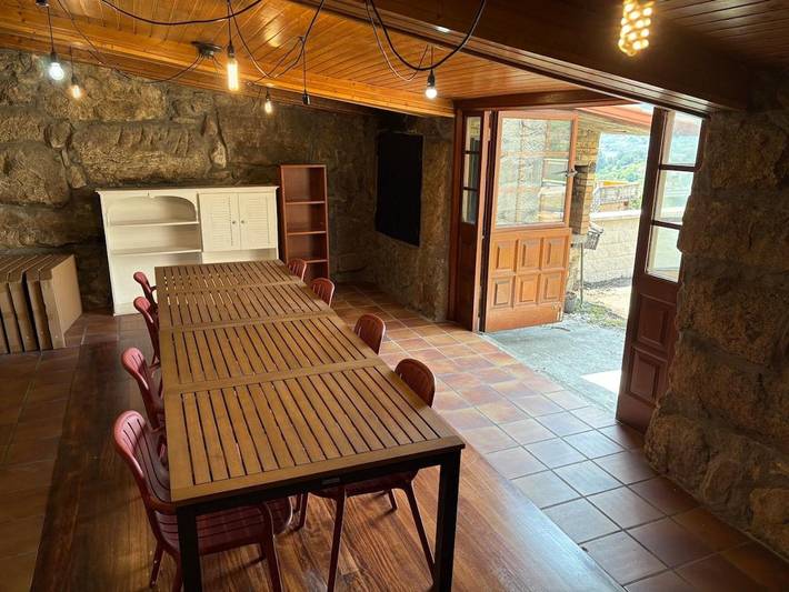 Casa rural para 10 personas, con jardín y vistas además de piscina y terraza, Se admiten mascotas en Vilaboa - 4