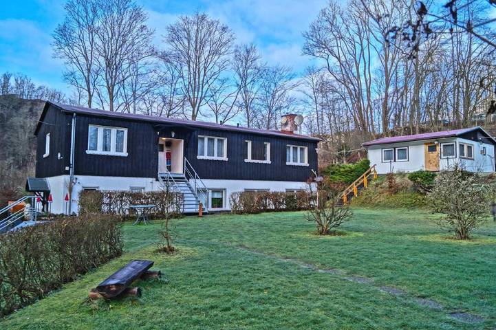 Bungalow für 4 Personen, mit Terrasse und Garten sowie Ausblick in Thale