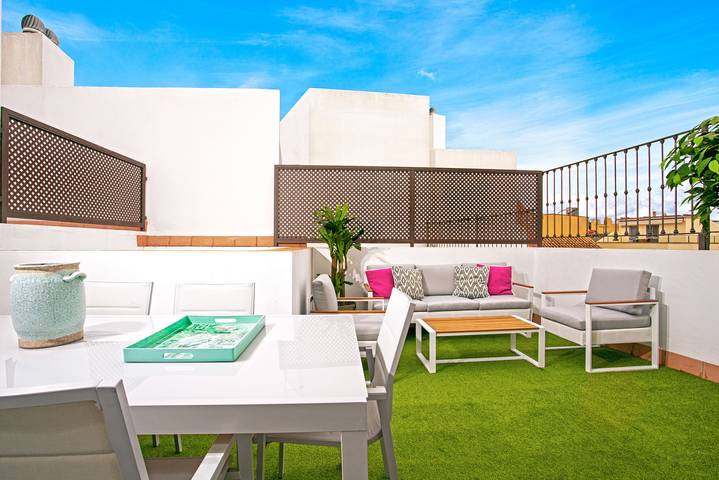Apartamento de férias para 5 pessoas, com terraço em Sevilha