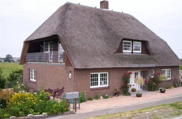 Ferienwohnung für 3 Personen, mit Terrasse und Garten sowie Sauna in Galmsbüll