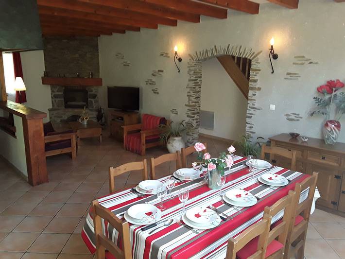 Gîte pour 8 personnes, avec jardin et balcon à Vicdessos (homonymie) - 3