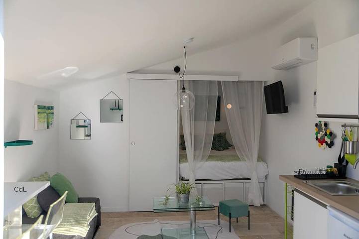 Gîte pour 3 personnes, avec piscine et jardin, animaux acceptés à Bagard - 4