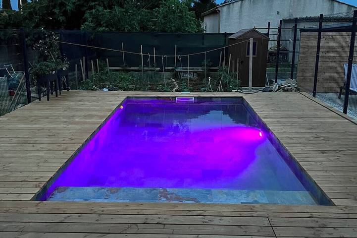 Maison de vacances pour 8 personnes, avec Piscine