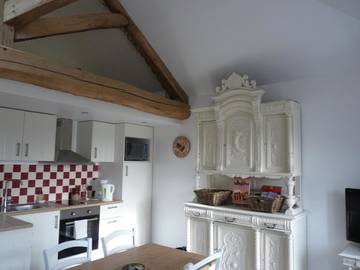 Gîte pour 4 personnes, avec vue et jardin à Orgerus