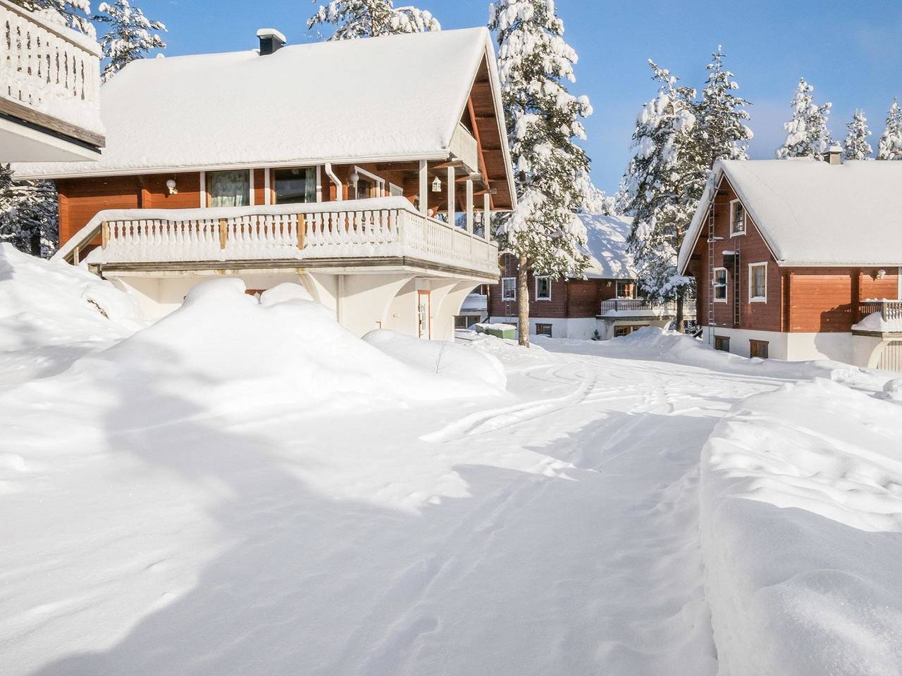Alppikylä 3b paritalo in Ukkohalla, Kainuu