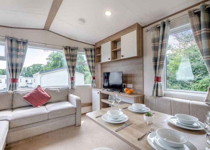Caravan for 4 people in Cornwall