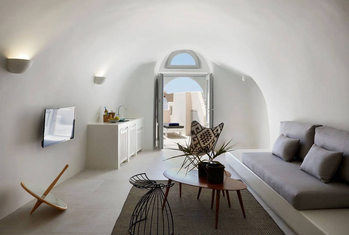 Luxury Santorini Villa | Villa Elysian Tria | Private Plunge Pool | Sea & Village View | 1 Bedroom | Oia in Finikia, Santorin