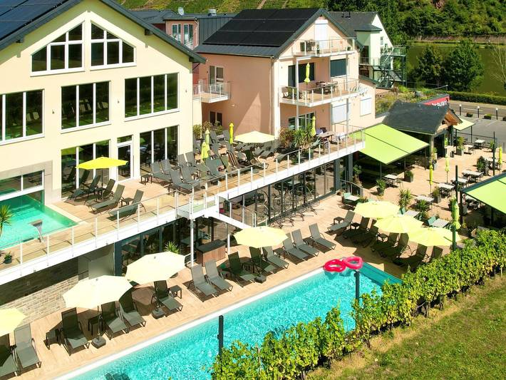 Hotel für 4 Personen, mit Pool und Terrasse an der Mosel