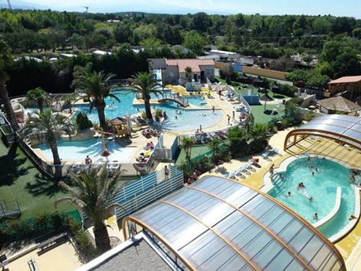 Camping für 4 Personen, mit Whirlpool und Kinderpool in La Côte Vermeille