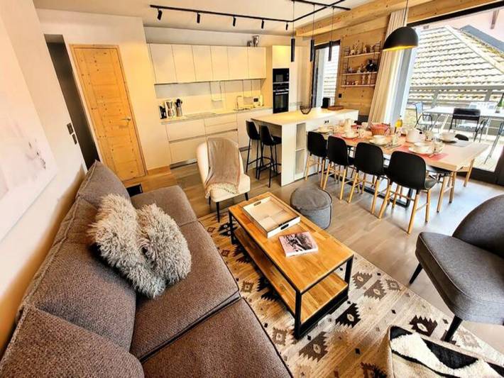 Gîte pour 8 personnes, avec balcon dans Office De Tourisme Des Gets