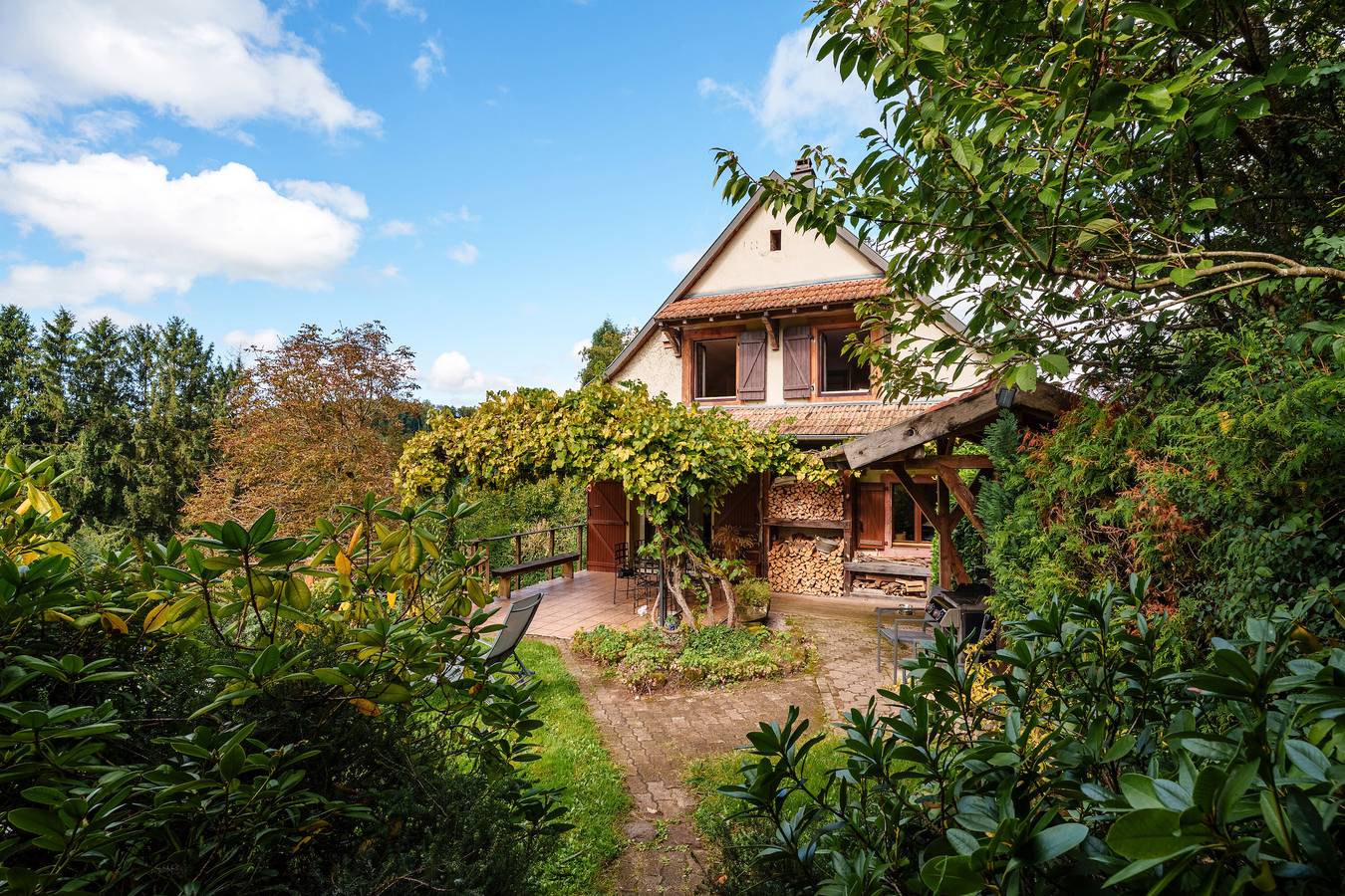Vakantiehuis "La Colline aux Oiseaux" met terrassen & Wi-Fi in Tieffenbach, Region Saverne