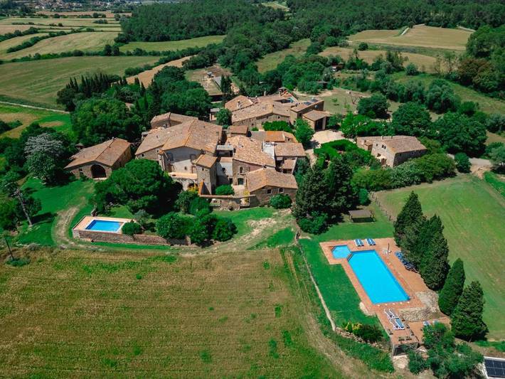 Casa rural para 2 personas, con Terraza y Jardín además de Piscina para niños y Piscina en Vilaür