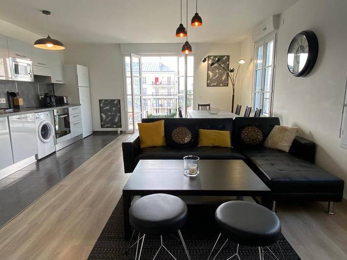 Ferienwohnung für 8 Personen, mit Balkon und Terrasse sowie Ausblick und Seeblick in Disneyland Paris - 4