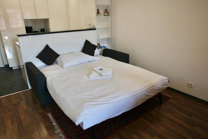 Gîte pour 4 personnes, avec jardin et vue ainsi que piscine et sauna à Täsch - 4