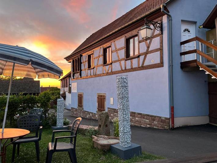 Maison de vacances pour 3 personnes, avec vue et jardin
